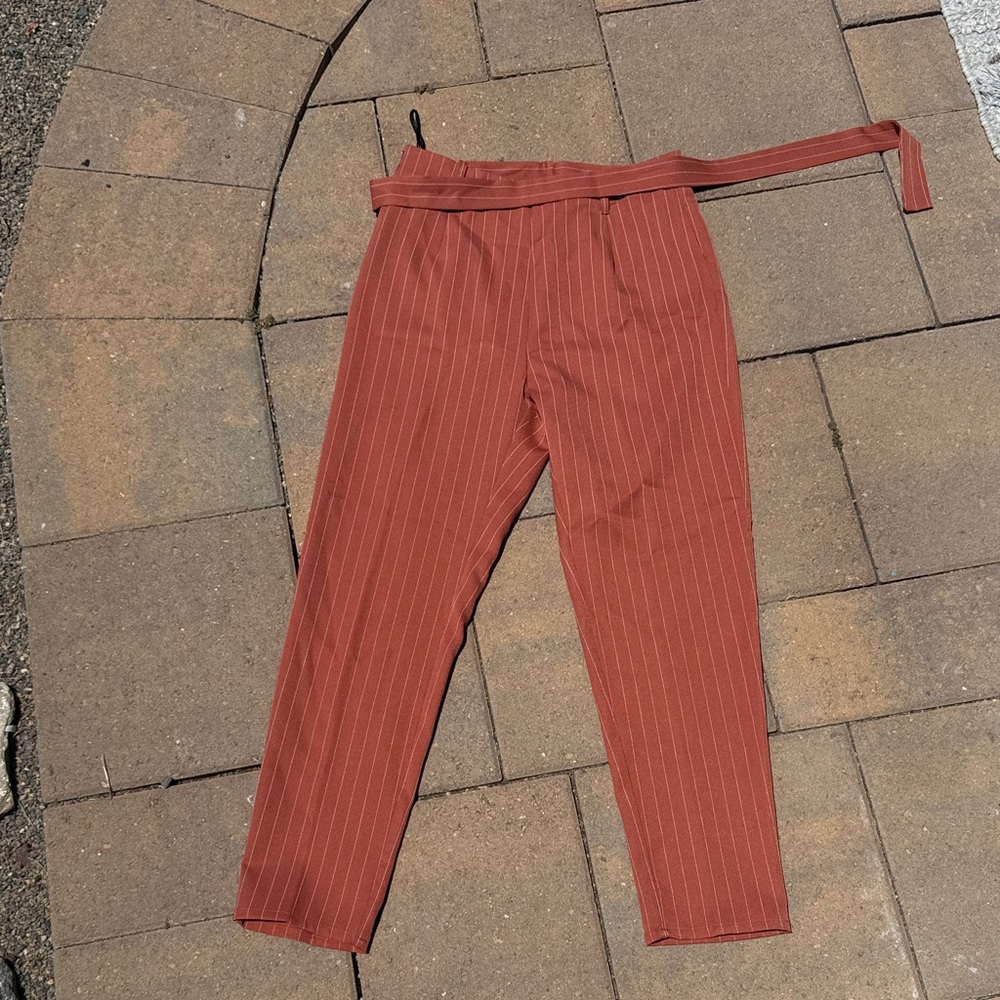 Striped Rust women’s  Pants